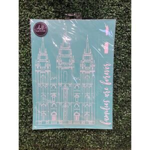 New Chalk Couture Transfer Families Are Forever Castle 18" x 24" Retired